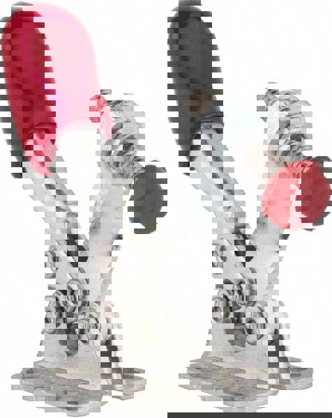 Manual Hold-Down Toggle Clamp: Horizontal, 60 lb Capacity, Solid Bar, Flanged Base